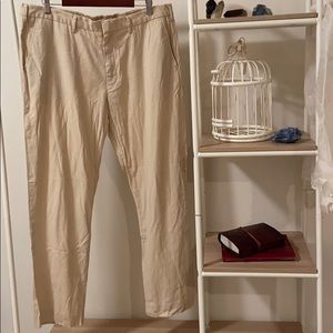 NWOT J Crew linen/cotton blend men’s dress pants